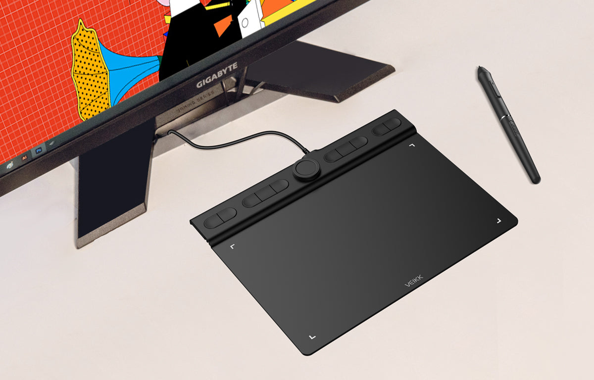 vk850 drawing tablet perfect for artist, hobby creators, students, beginners