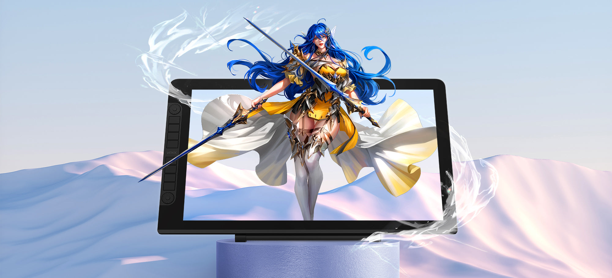PC banner vk2200pro drawing tablet with screen