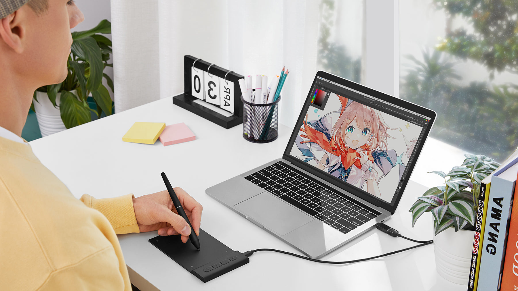 vk430 pen drawing tablet for home page
