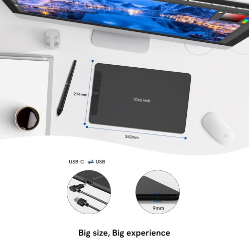VEIKK Creator VK1060 Pen Tablet & Tablet for Digital Art
