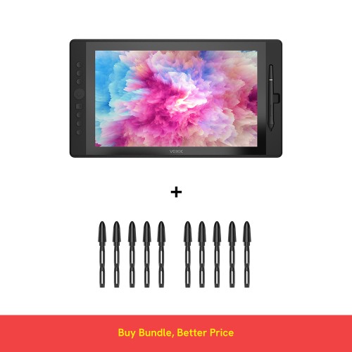 VEIKK Studio VK1560 Interactive Pen Display Drawing Tablet