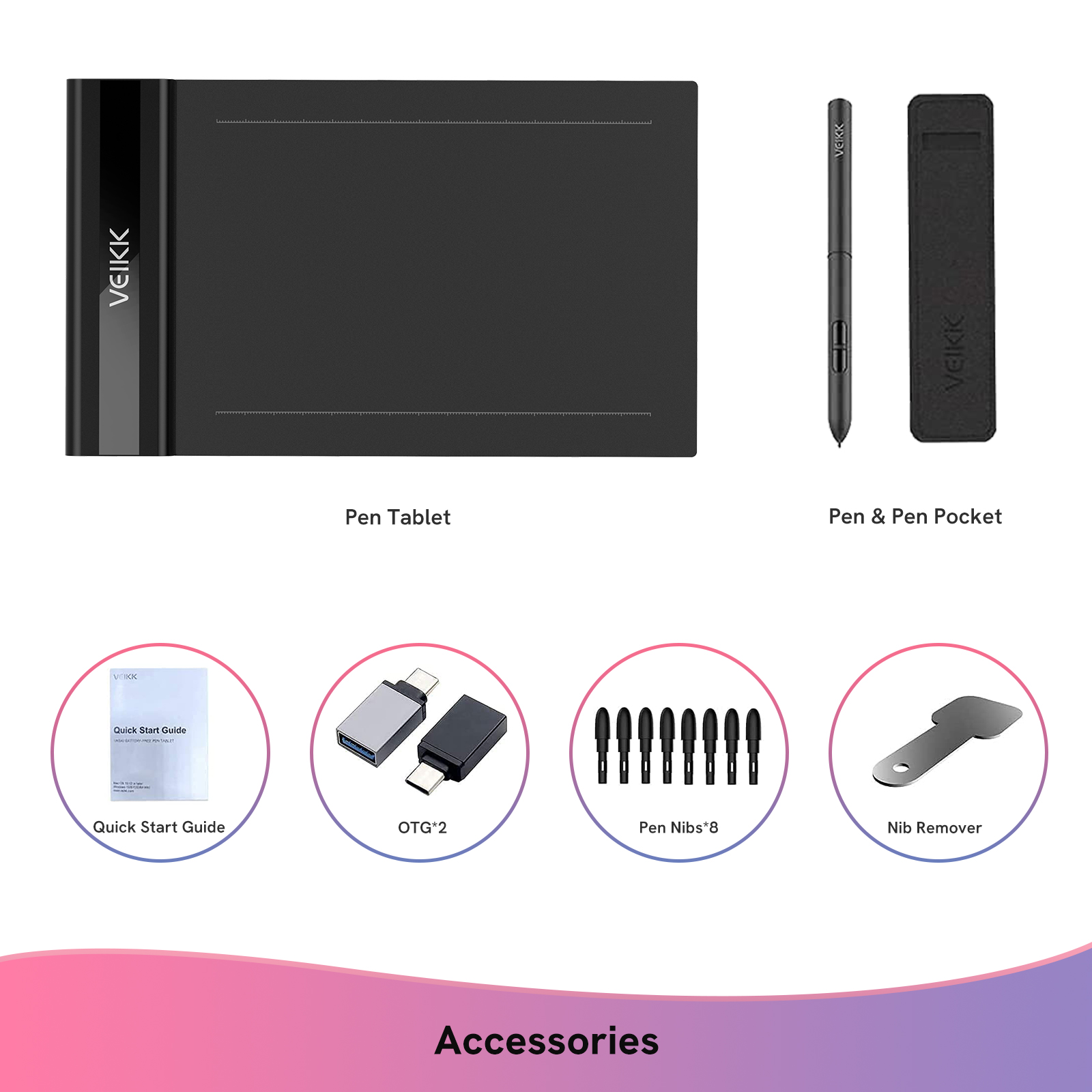 VEIKK Creator Pop S640 Pen Tablet & Digital Drawing Art Tablet